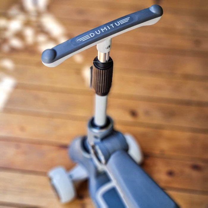 اسکوتر کودک 2 در 1 تاشو دومیتو DUMITU رنگ طوسی کد P/SDT02/GR