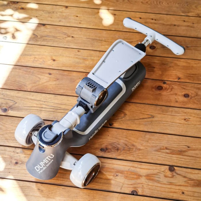 اسکوتر کودک 2 در 1 تاشو دومیتو DUMITU رنگ طوسی کد P/SDT02/GR