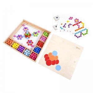 اسباب بازی چوبی آموزشی مونته سوری جعبه نقاشی  Classic World مدل 8011