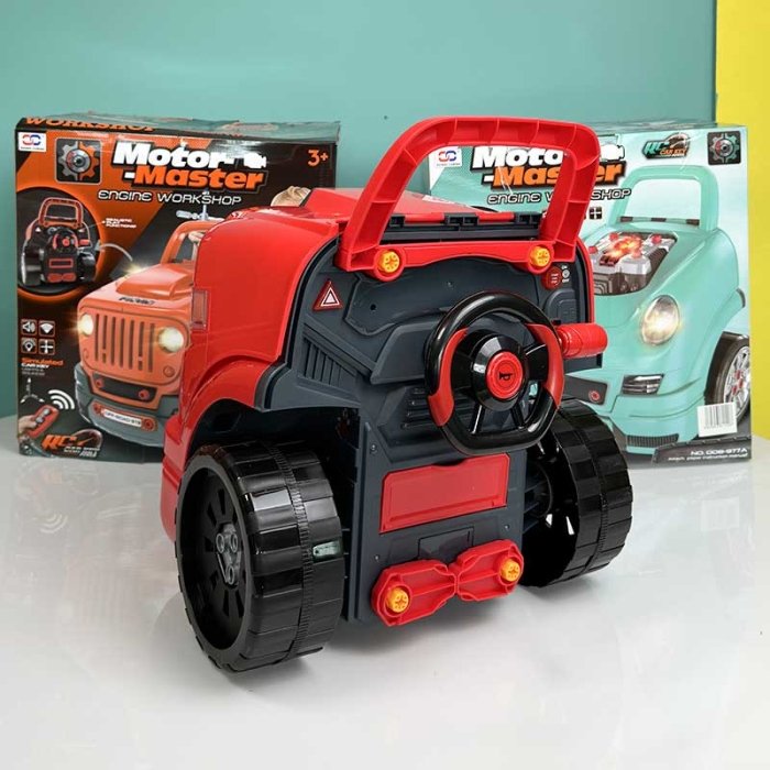 ماشین اسباب بازی ریموت دار موتور مستر 61 تکه مدل کامیون کد 008978