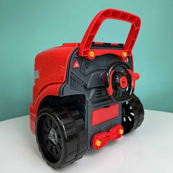 ماشین اسباب بازی ریموت دار موتور مستر 61 تکه مدل کامیون کد 008978