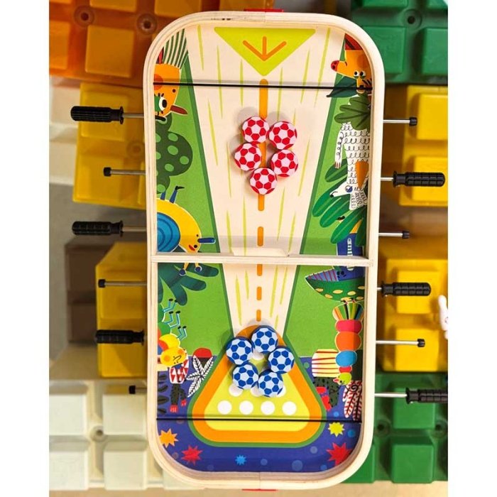 فوتبال دستی و برد گیم چوبی کد JHTOY900