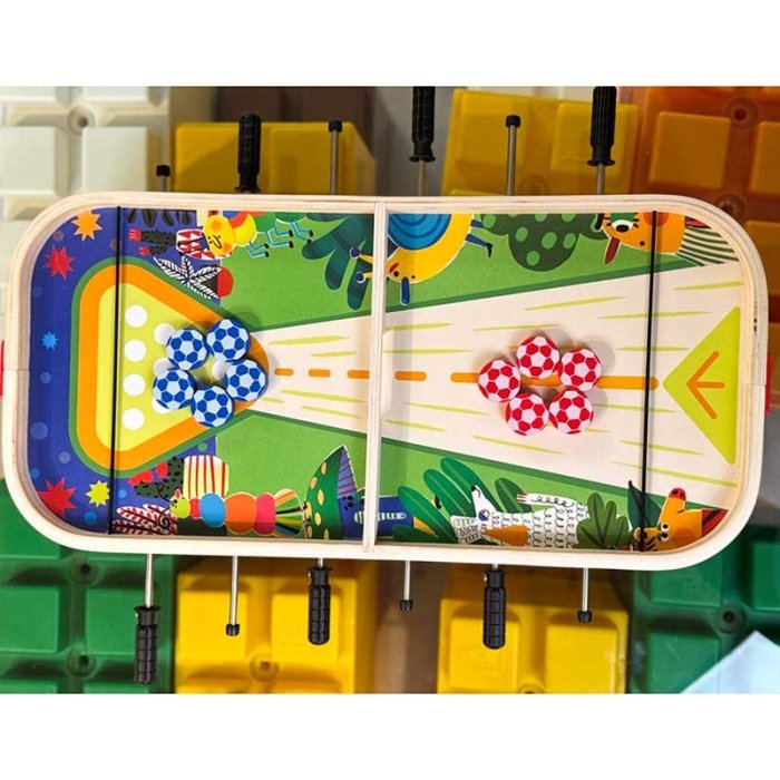 فوتبال دستی و برد گیم چوبی کد JHTOY900