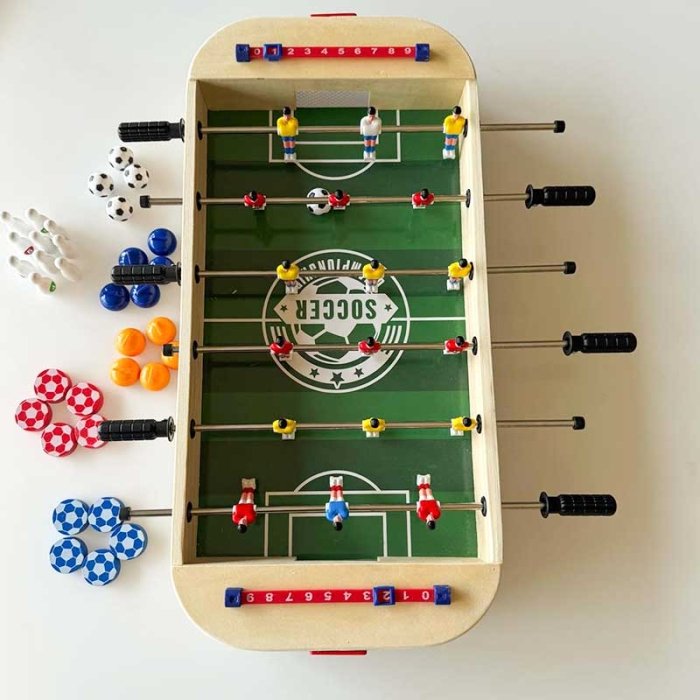 فوتبال دستی و برد گیم چوبی کد JHTOY900