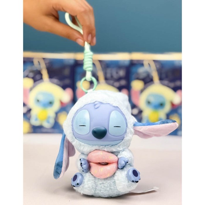 عروسک استیچ شانسی STICH مدل eat something before sleep کد MN202486