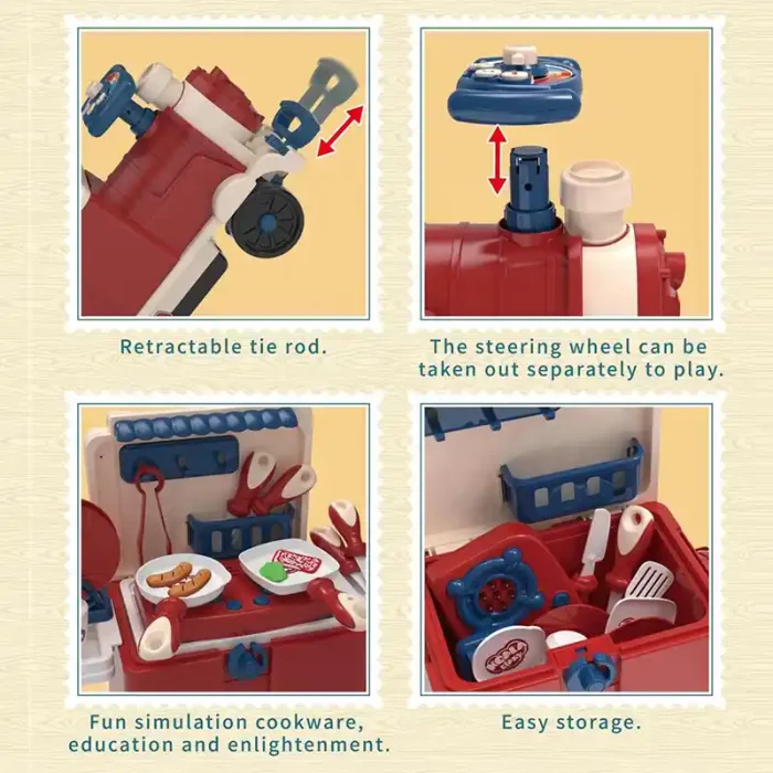 اسباب بازی ترولی قطار  آشپزخانه کد FDE88432