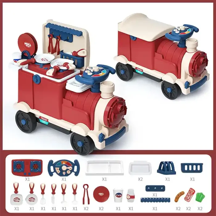 اسباب بازی ترولی قطار  آشپزخانه کد FDE88432