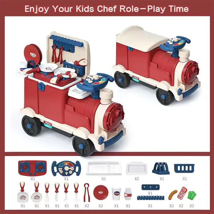 اسباب بازی ترولی قطار  آشپزخانه کد FDE88432