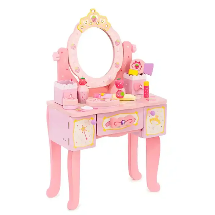 اسباب بازی میز آرایش چوبی با لوازم کد 7035725