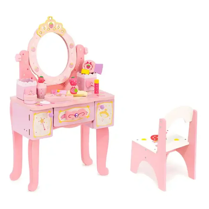 اسباب بازی میز آرایش چوبی با لوازم کد 7035725