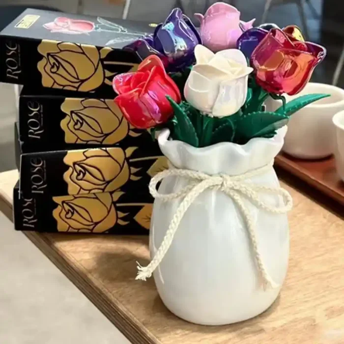 لگو گل رز  تک شاخه کد 957005