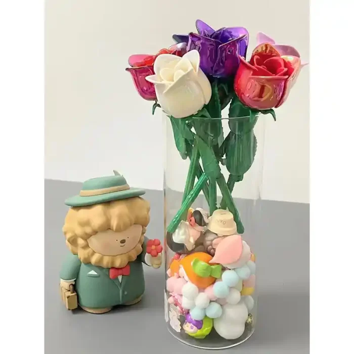 لگو گل رز  تک شاخه کد 957005