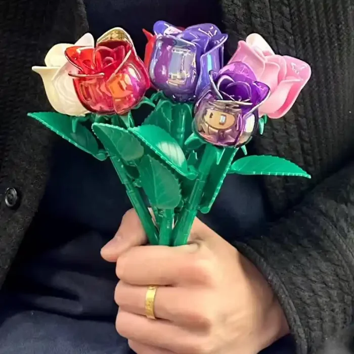 لگو گل رز  تک شاخه کد 957005