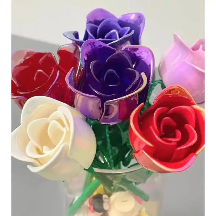 لگو گل رز  تک شاخه کد 957005