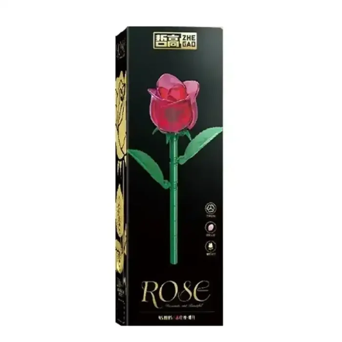 لگو گل رز  تک شاخه کد 957005