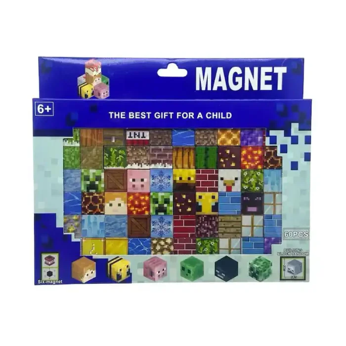 بلوک مغناطیسی ماینکرافت 60 تکه کد S00130