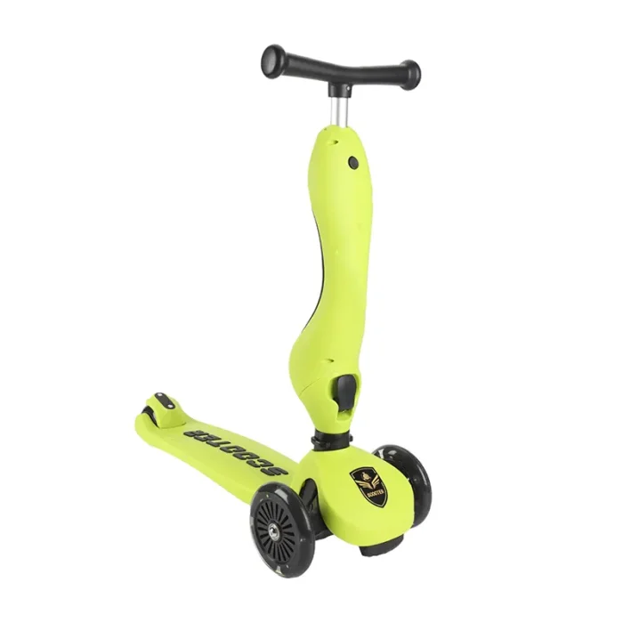 اسکوتر کودک نشیمن دار رنگ سبز کد SR66