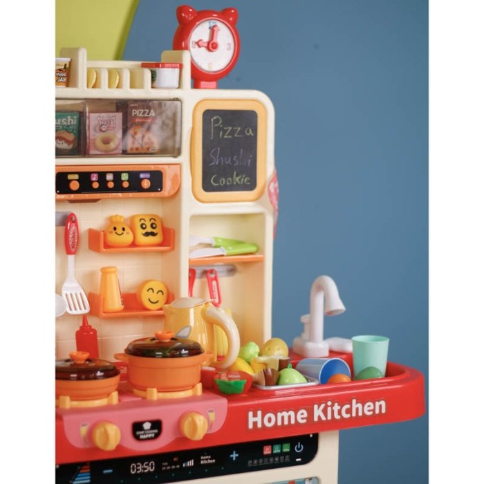 آشپزخانه کودک موزیکال رنگ صورتی کد WDP39