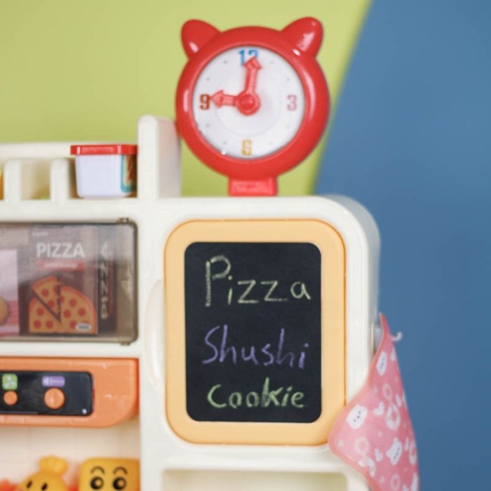 آشپزخانه کودک موزیکال رنگ صورتی کد WDP39