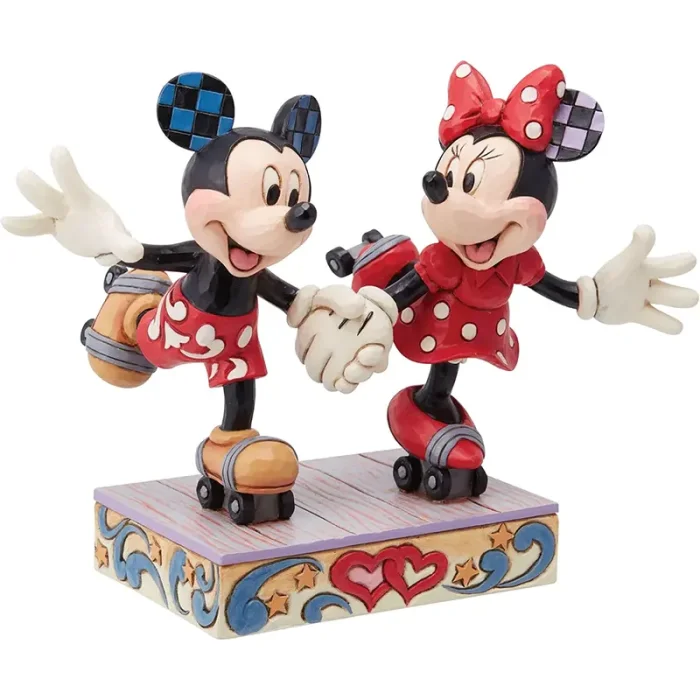 فیگور دیزنی میکی موس و مینی موس Mickey And Minnie Roller Skating کد 6014315