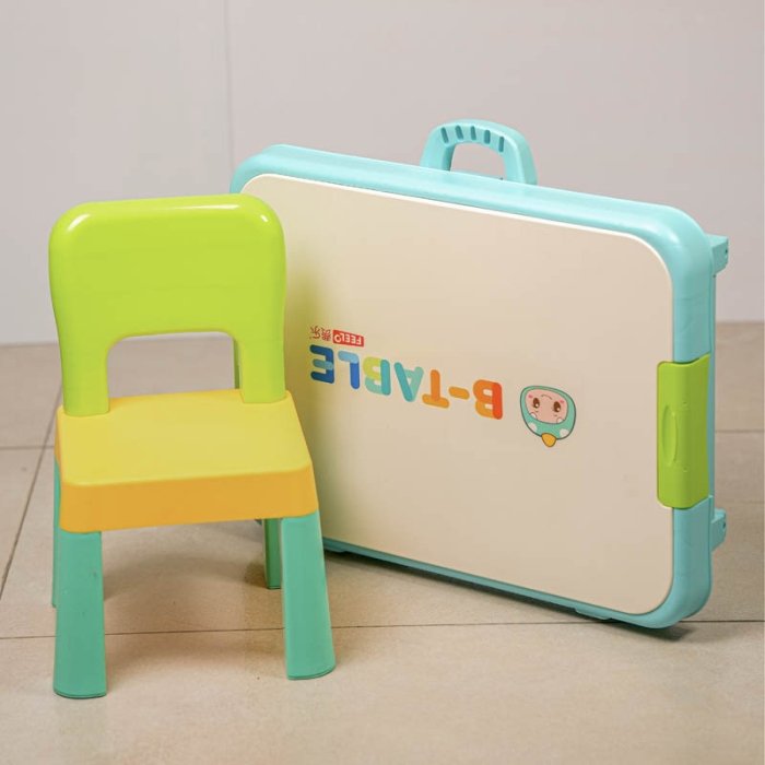 میز لگو بازی 3 در 1 فلو به همراه 55 تکه لگو FEELO کد FL1632