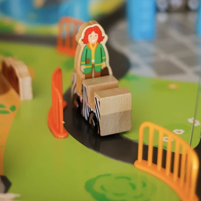 میز بازی چوبی باغ وحش 50 تکه کد F819