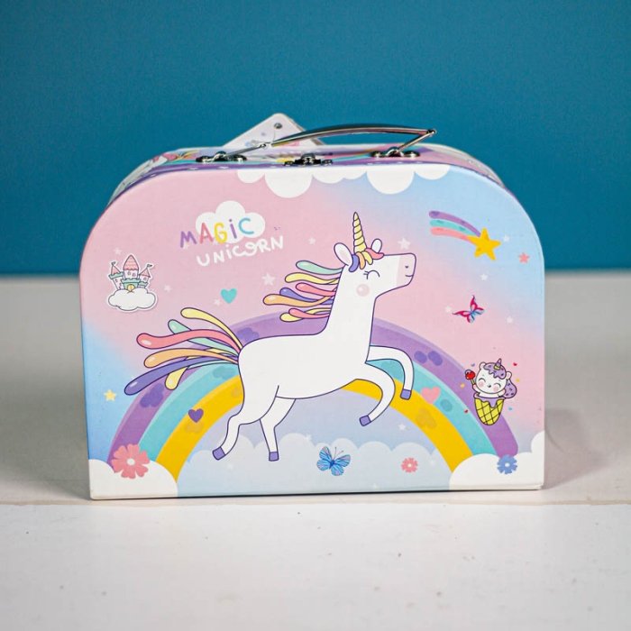 اسباب بازی ست عصرانه خوری کیفی طرح یونیکورن کد M8066