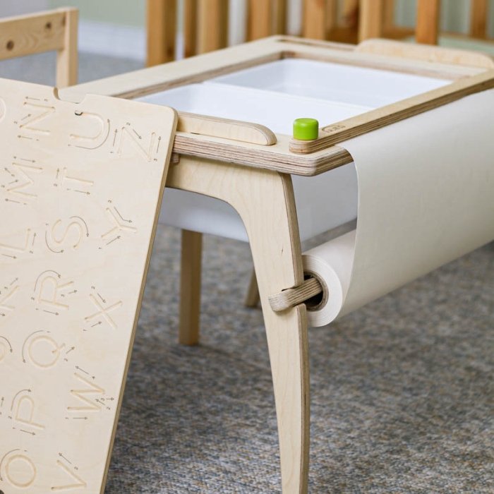 میز کودک مونته سوری به همراه رول کاغذ کد 30605559