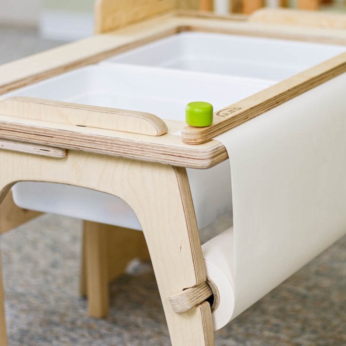 میز کودک مونته سوری به همراه رول کاغذ کد 30605559