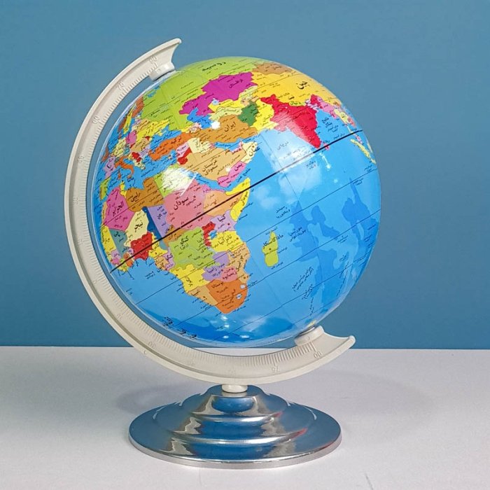 اسباب بازی کره زمین پایه فلزی سایز 20 کد 1011655