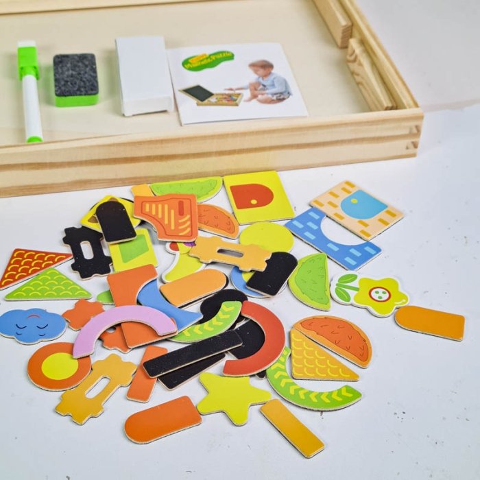 تخته سیاه و وایت برد دو طرفه مگنتی کد MWZ20