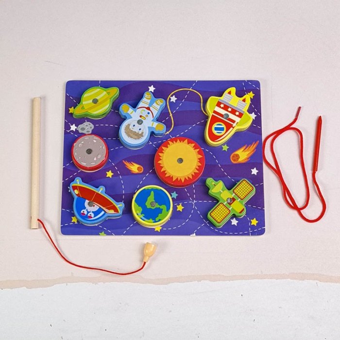 پازل چوبی جاگذاری مگنتی مدل فضانورد کد 7035390