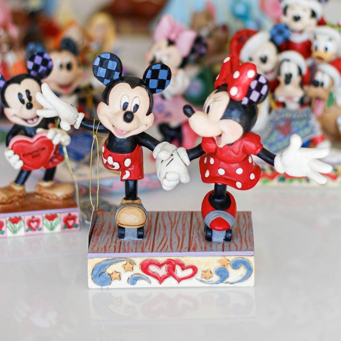 فیگور دیزنی میکی موس و مینی موس Mickey And Minnie Roller Skating کد 6014315