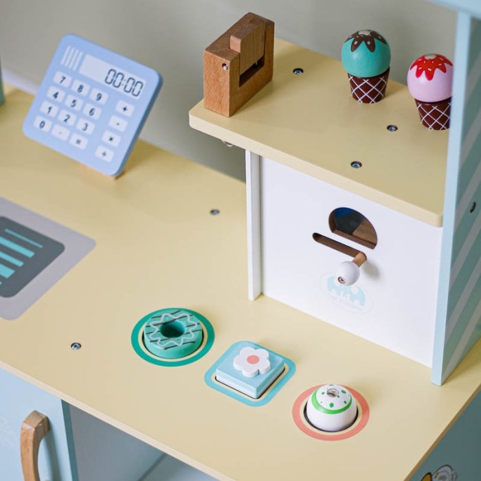 اسباب بازی استند بستنی چوبی کد MSN23038