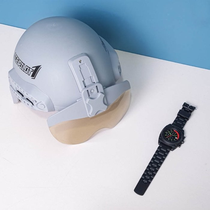 لباس مشاغل کودک خلبان سبز با لوازم کد A012