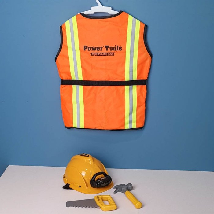 لباس مشاغل کودک نجار با لوازم کد T022