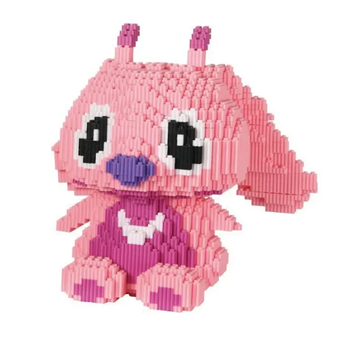 لگو 2205 تکه مدل استیچ صورتی کد 8605