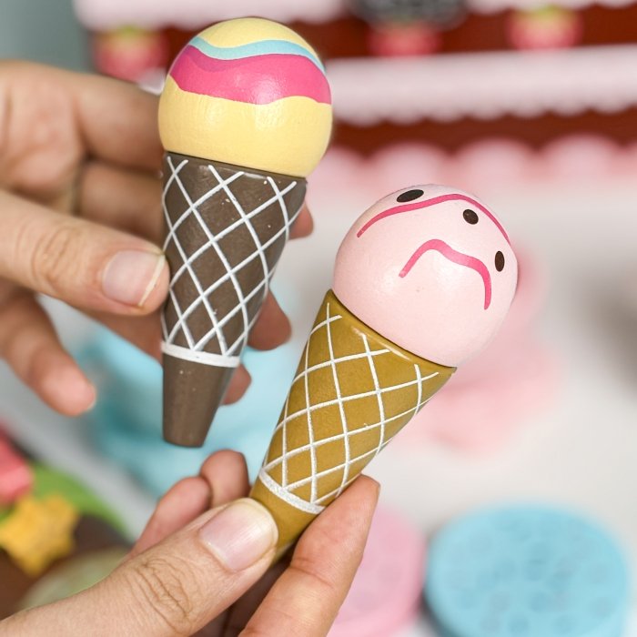 اسباب بازی ست عصرانه خوری چوبی کد KBQ2020019