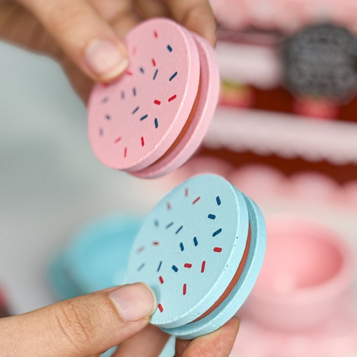 اسباب بازی ست عصرانه خوری چوبی کد KBQ2020019