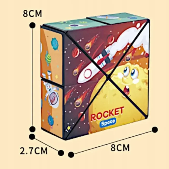 مکعب جادویی  Geometric Magic Cube کد 180831