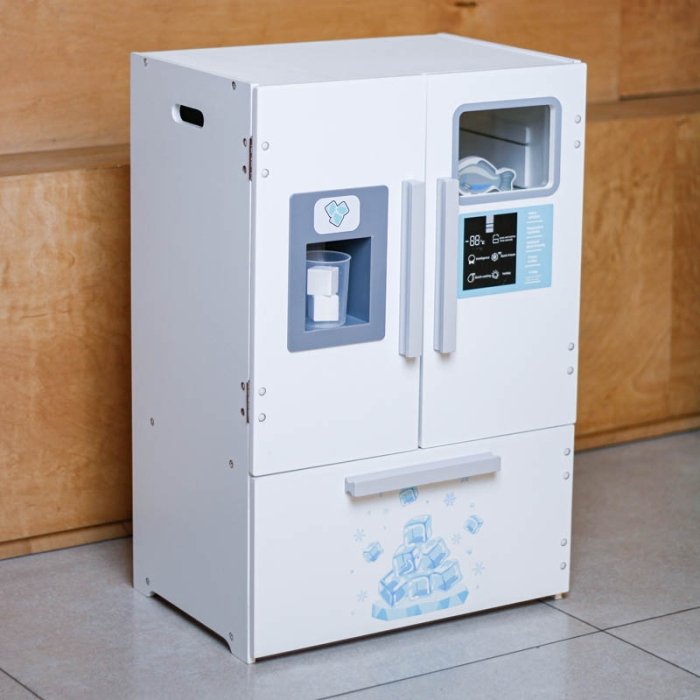 یخچال چوبی  کودک 3 در رنگ  سفید کد BL20147