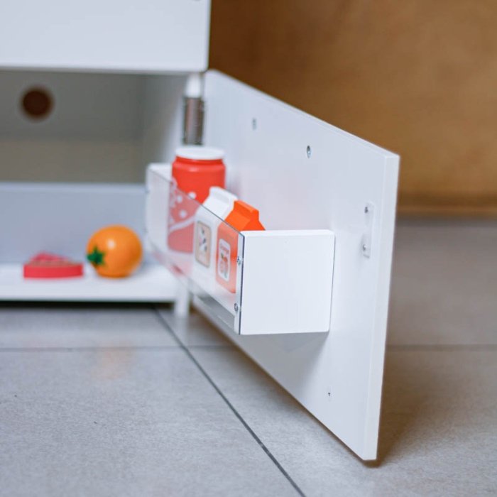 یخچال چوبی  کودک 3 در رنگ  سفید کد BL20147