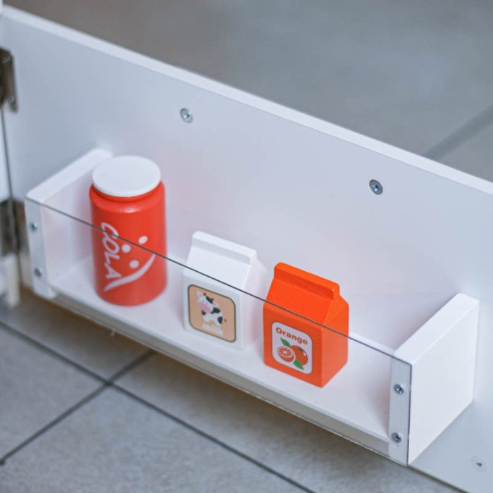 یخچال چوبی  کودک 3 در رنگ  سفید کد BL20147