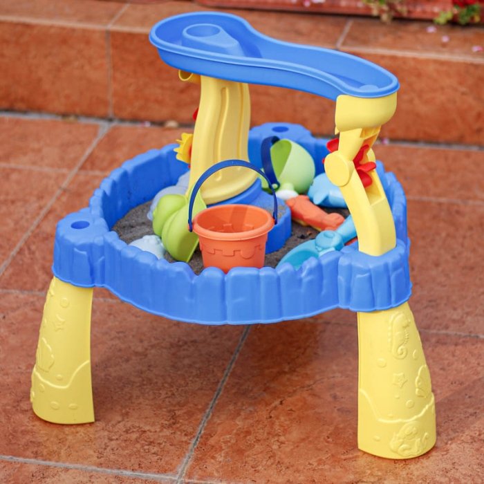 اسباب بازی میز آب بازی و شن بازی دو طبقه کد  HG1258