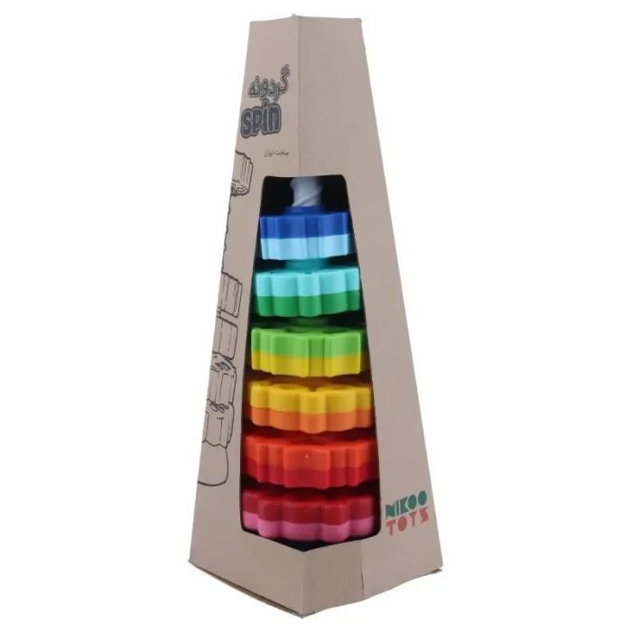 اسباب بازی گردونه برج هوش رنگین کمانی کد 300062