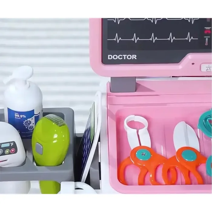 ست میز پزشکی اسباب بازی 32 تکه رنگ صورتی کد ZY1833709