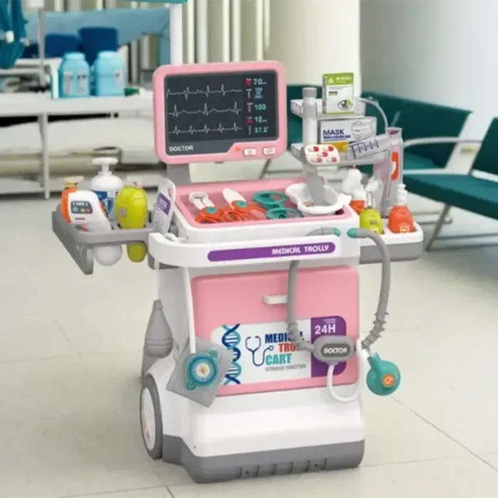 ست میز پزشکی اسباب بازی 32 تکه رنگ صورتی کد ZY1833709