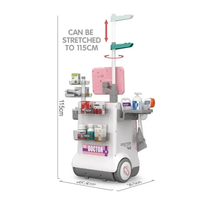 ست میز پزشکی اسباب بازی 32 تکه رنگ صورتی کد ZY1833709