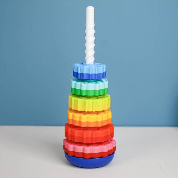 اسباب بازی گردونه برج هوش رنگین کمانی کد 300062