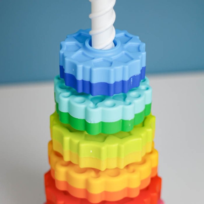 اسباب بازی گردونه برج هوش رنگین کمانی کد 300062